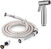 Handheld Shower Head Douche Toilet Bidet Spray Wash Reinforce Shower Hose Jet Shattaf with Stainless Steel Hose Kitchen Bathroom Accessories 150