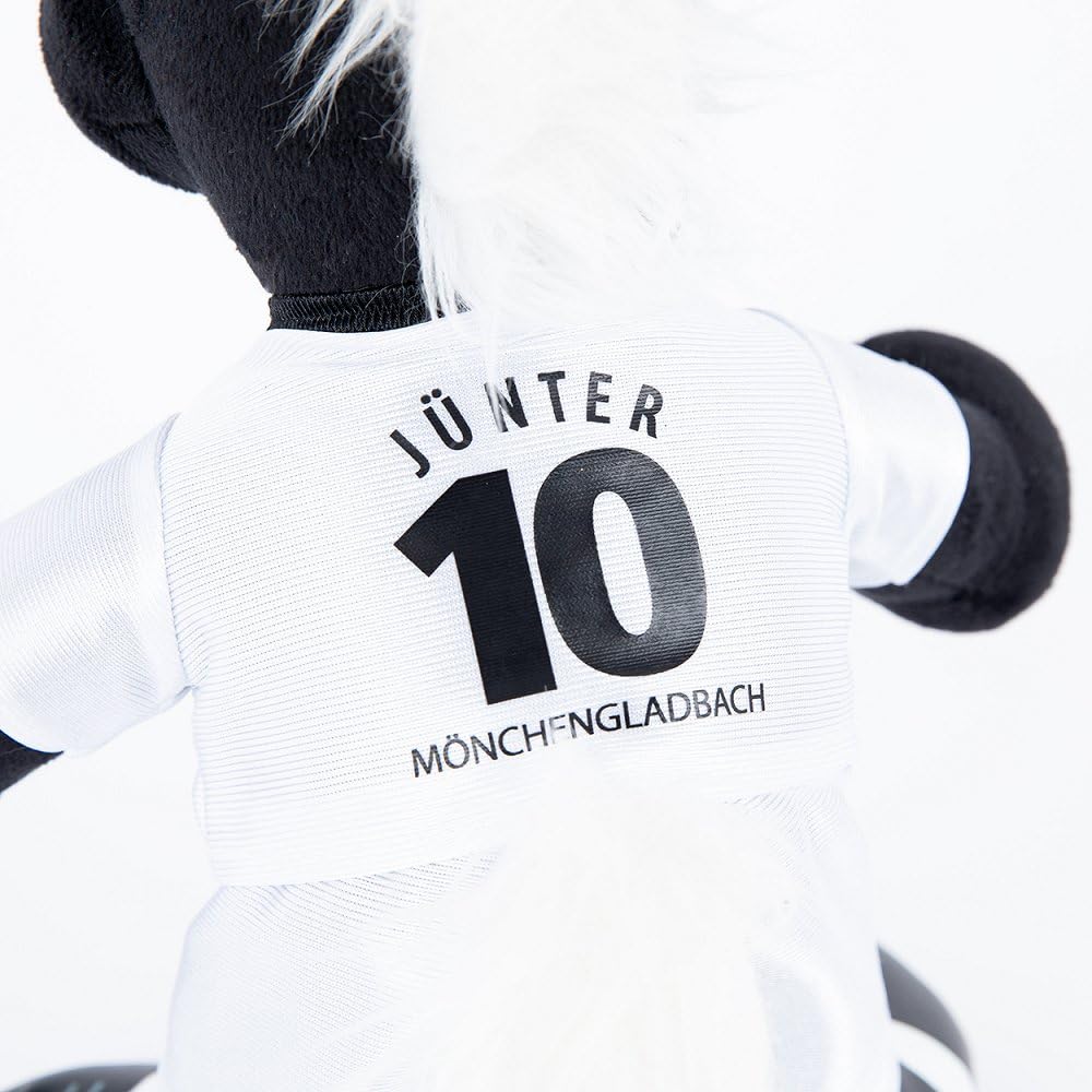 Borussia Mönchengladbach Peluche Jünter 30 cm | Artículo oficial para fans | Mascota del club Gladbach, regalo para niños