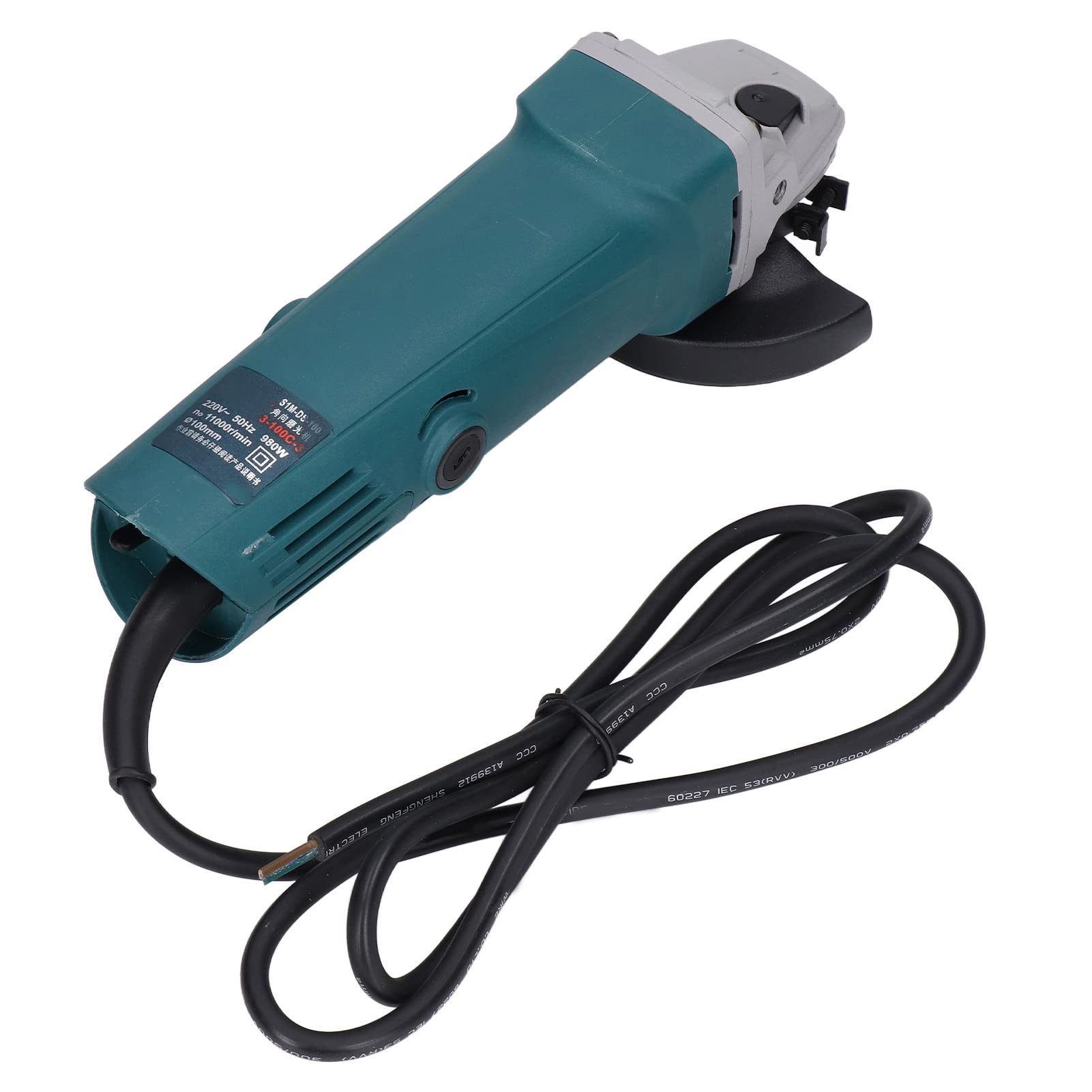 Smerigliatrice angolare 980 W 4 pollici 100 mm 220 V Utensile da taglio | Rettificatrice elettrica per operazioni di taglio e rettifica in applicazioni di officina