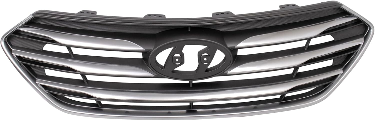 TRQ Grille HY1200201 Compatible with 2017-2018 Hyundai Santa Fe Sport