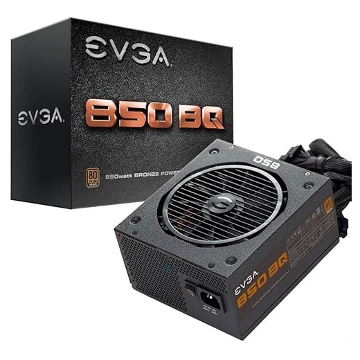 EVGA 850 Bq, 80+ Bronze 850W, Semi Modular, 5 Year Warranty, Includes Free Power On Self Tester, Power Supply 110-BQ-0850-V1