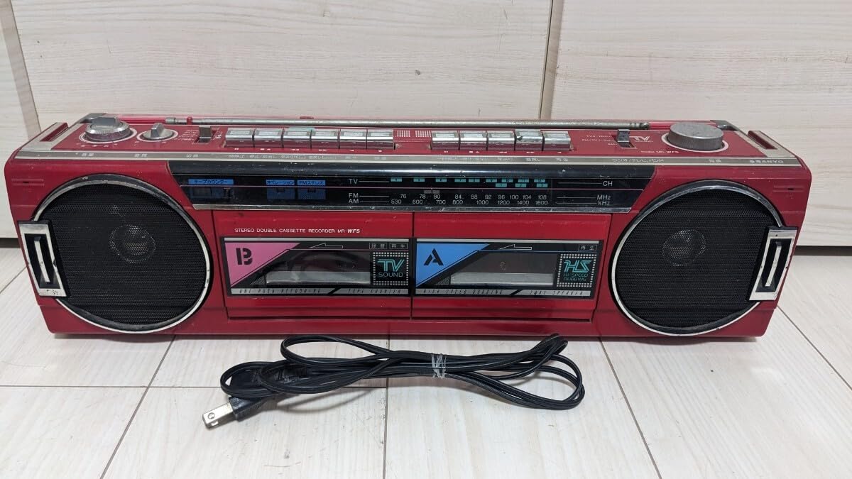 レトロSANYO 3バンドラジオカセット MR-505C