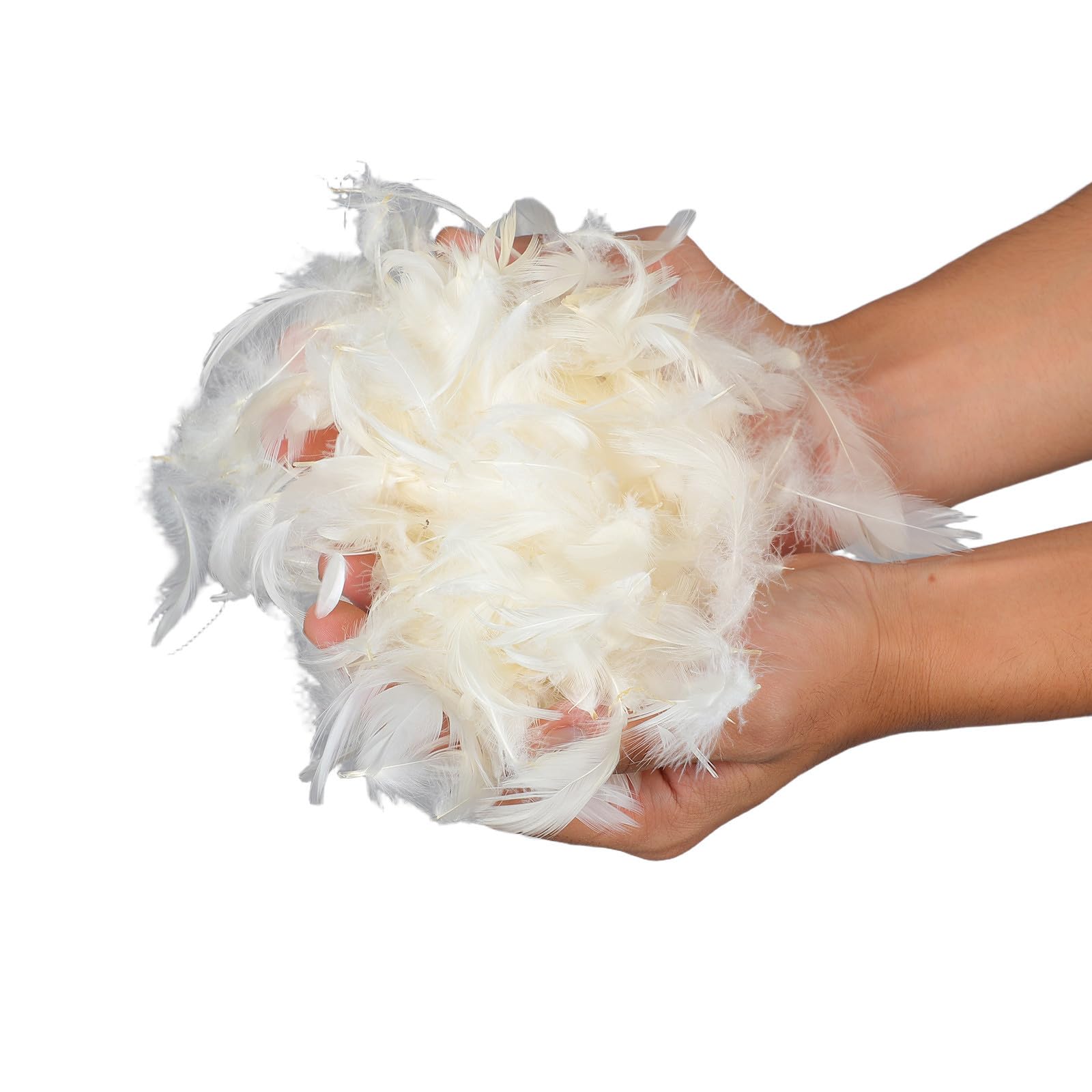 Operitacx Relleno 1 Kg de Plumón de Pato Blanco, para Almohadas y Cojines