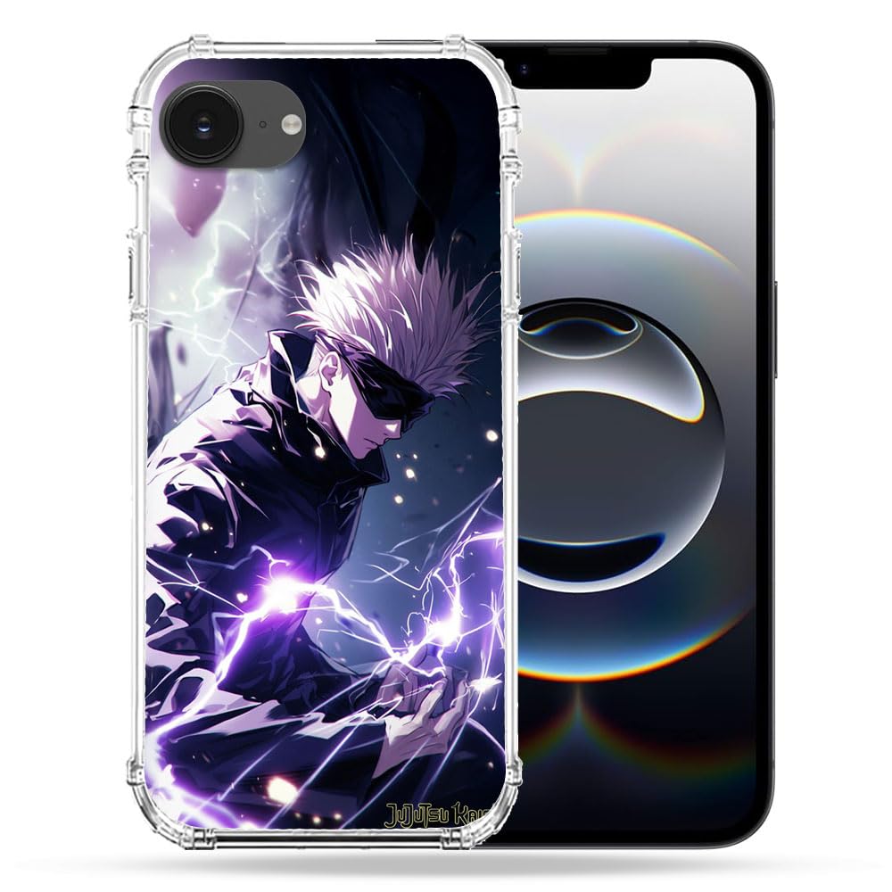 Cokitec Reinforced Case for iPhone 16e Manga Jujutsu Kaisen Gojo Saturo