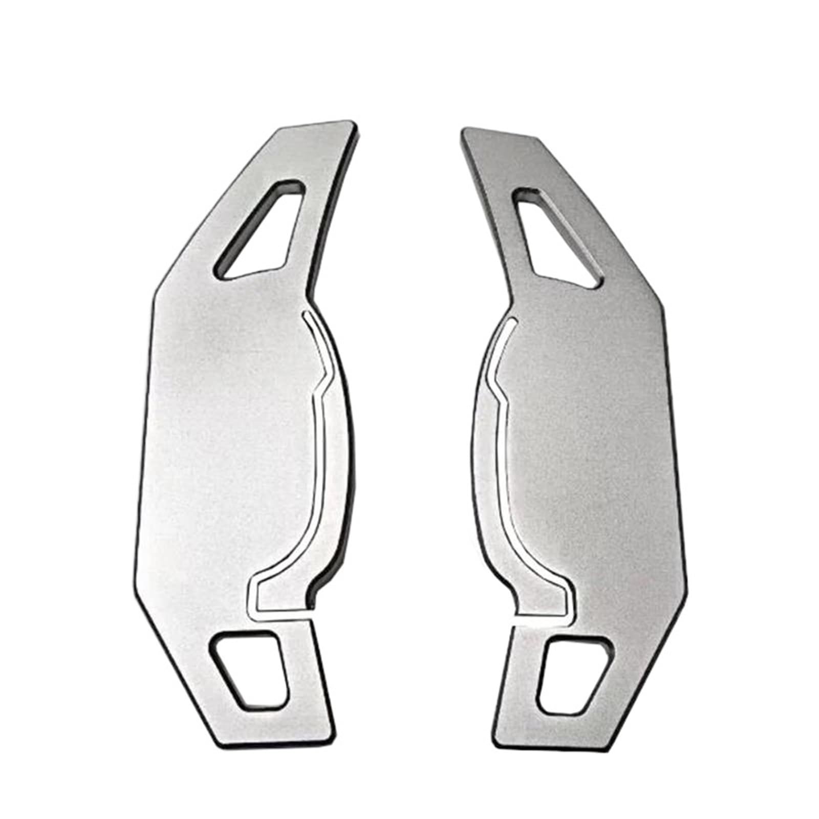 Uieowhn Silver Car Steering Paddle For Audi For Rs3 Rs4 Rs6 Rs5 Rs7 S5 Sq5 Shift Paddle 2Pcs