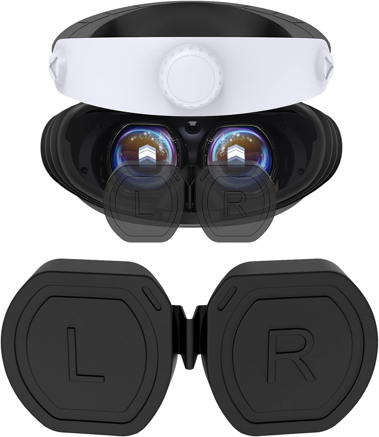 New World Silicone Lens Protector for PSVR2, PSVR2 Lens Cover One-Piece PS5 Dust Protective Cover for Playstation VR Glasses Lens Protection Accessories, Dust-Proof Anti-Scratch Lens Cap for PSVR2-image-11