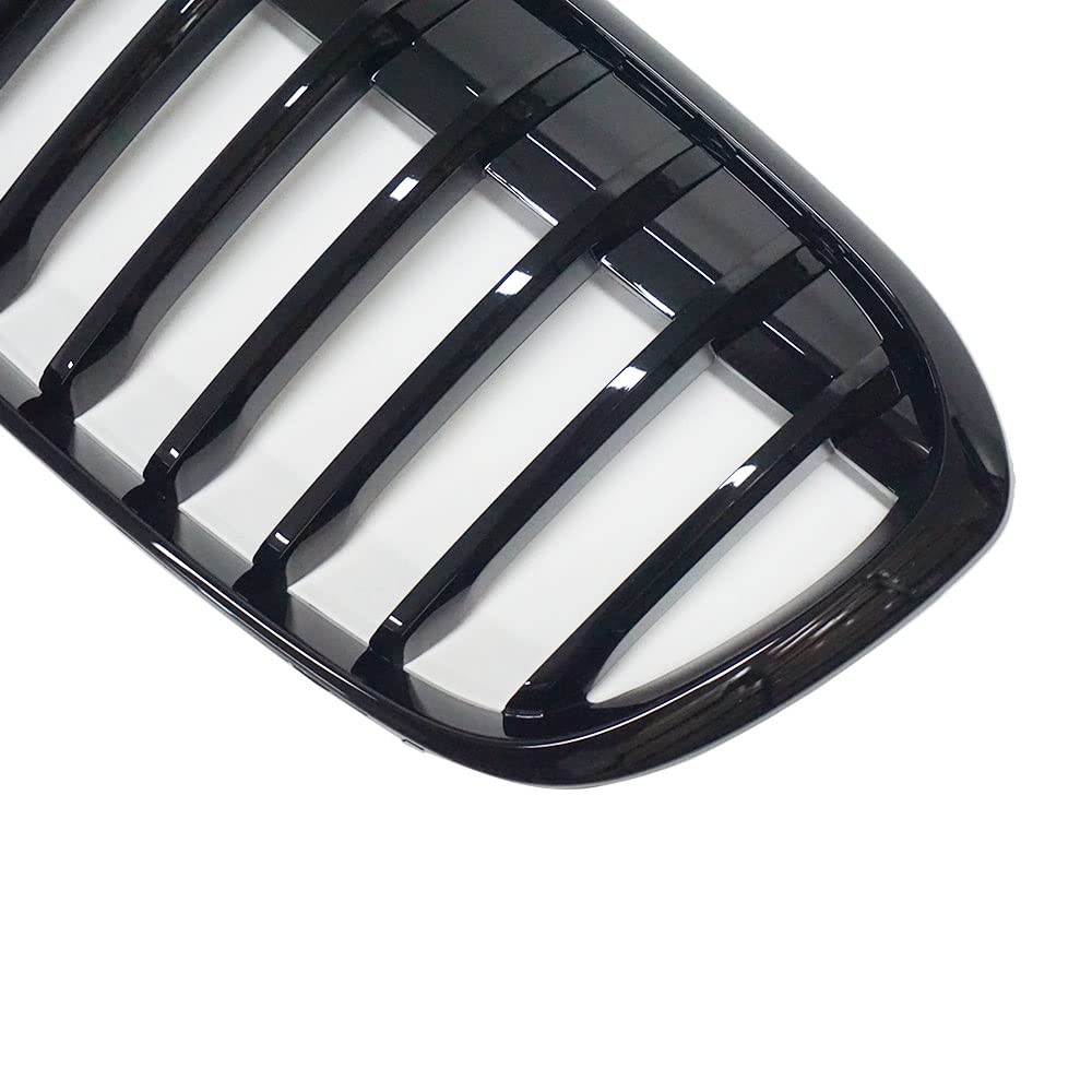 Griglie Anteriore A Rene Per BMW X1 F48 F49 2016-2019 - Set Di Ricambio ABS Nero - 2