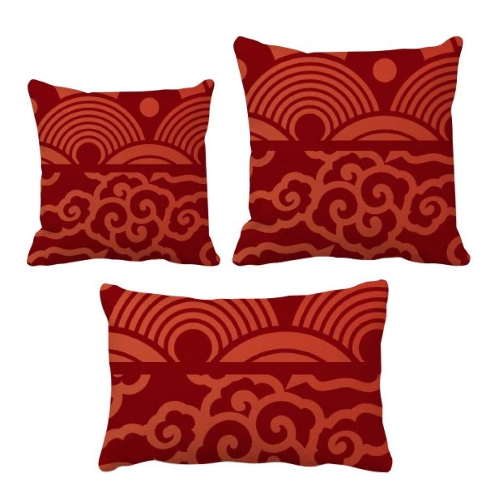 Housse de coussin vagues japonaises pour rafraîchir un canapé terne