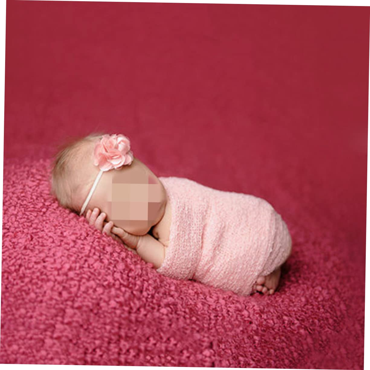 VICASKY 6 Piezas paños de baño para bebés Accesorio de sesión de Fotos de Accesorios recién Nacidos Prop para sesiones de Fotos de recién Nacidos toquilla Bebe Mantas de Bebe