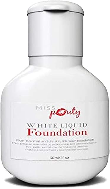 HALOWEEN The Original Miss Pouty White Liquid Foundation 30ml- Long Lasting