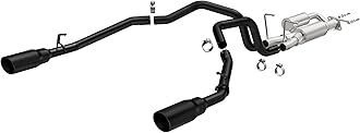 MagnaFlow Performance Exhaust System 19685: Cat-Back, SPEQ Series, For 2025 RAM 1500 I6 3.0L, Dual Split Rear Exit, Black Coated