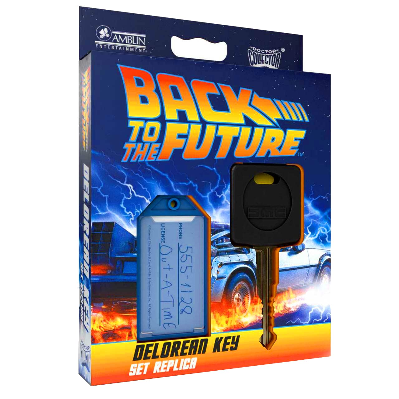 Doctor Collector Back to The Future Delorean Key Replica