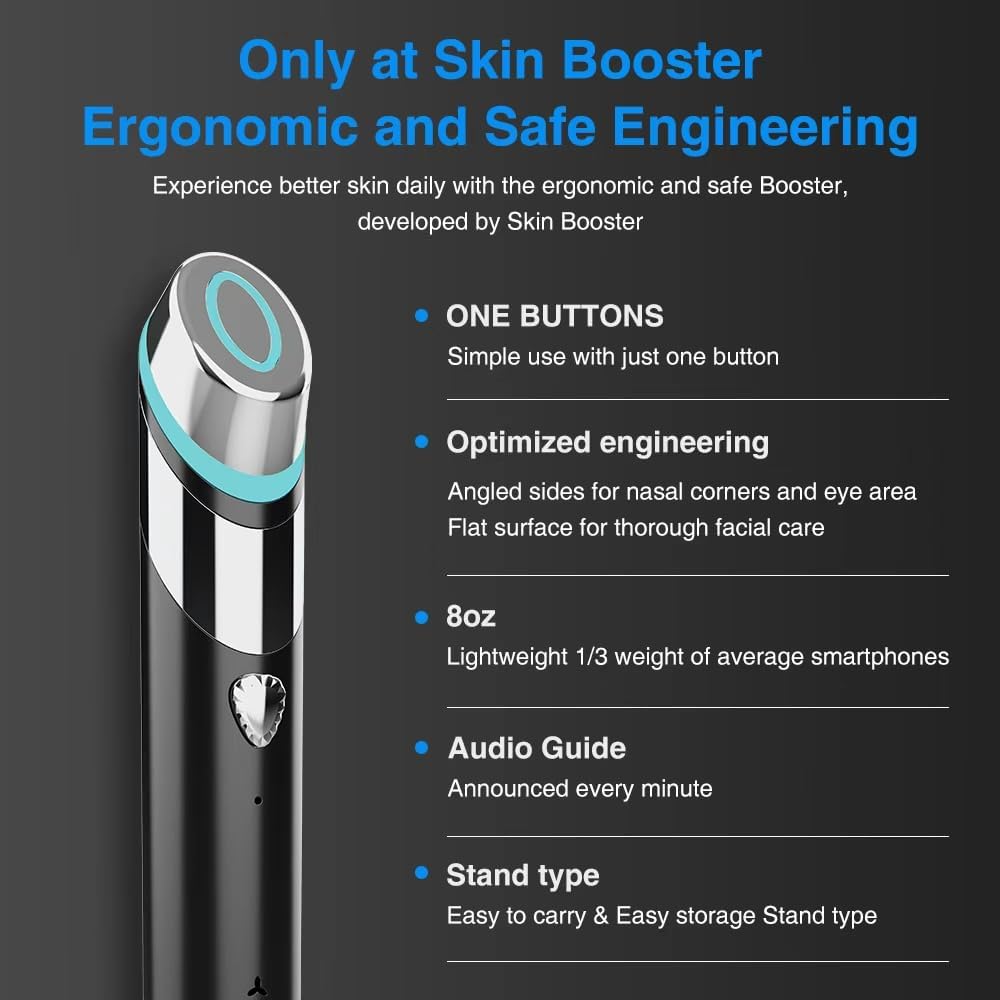 Upgraded Facial Device - All-in-1 LED Therapy Tool for Wrinkle Reduction & Skin Firming | At-Home Anti-Aging Care for Glowing, Hydrated Skin | Portable Microcurrent Facial Massager for All Skin Types