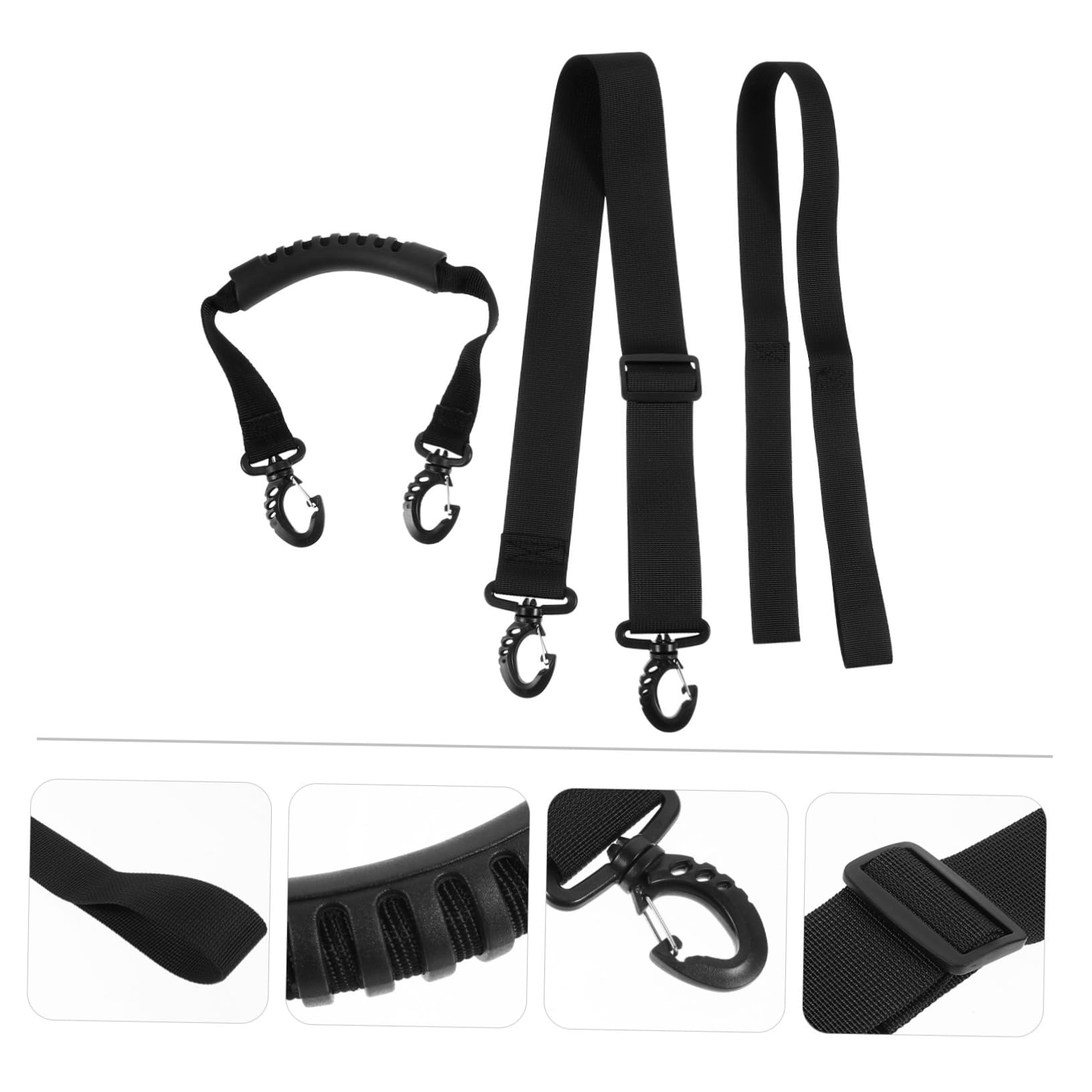 Kisangel 9pièces Sangles Porte-Ski Réglables pour Transport De Chaussures De Ski Et Patins à Glace Accessoires Pratiques Durable pour Hiver