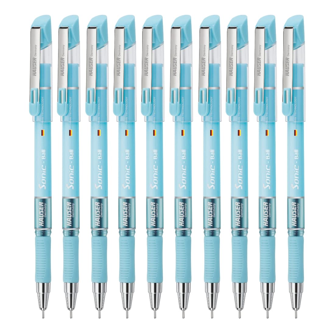 Hauser Sonic Ball Pen Box Pack 0 7 mm Tip Size Light Weight Sleek Body With Smooth Performance