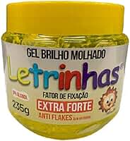 Gel Fixador Brilho Molhado Amarelo Pote 235 gr (LETRINHAS)