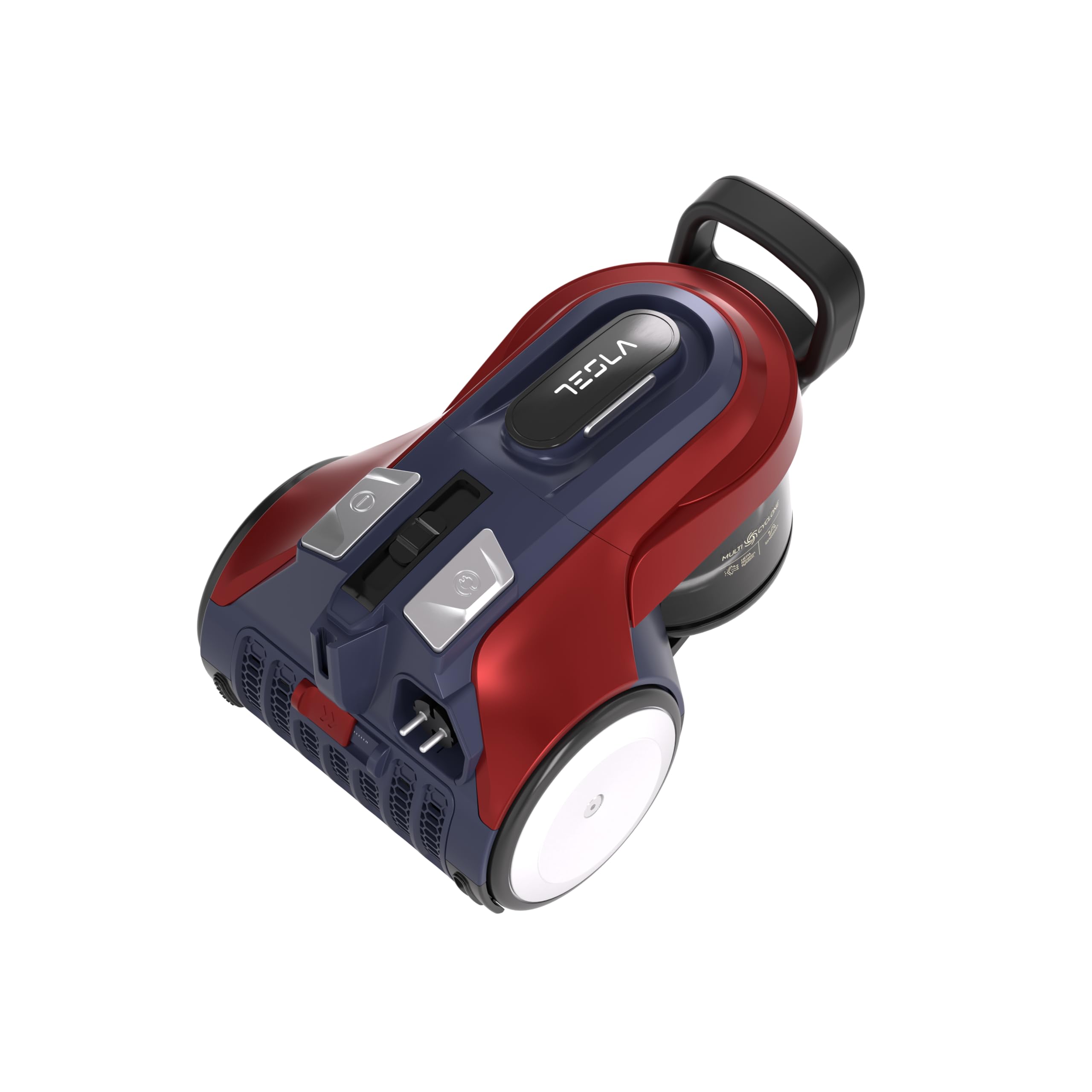 TESLA BGL500EU Aspiradora sin bolsa, ionizador, potencia: 800 W, radio: 9 m, nivel de ruido: 80 dB, multiciclón, filtro HEPA, tubo telescópico de metal, boquilla para parqué, boquilla pequeña para