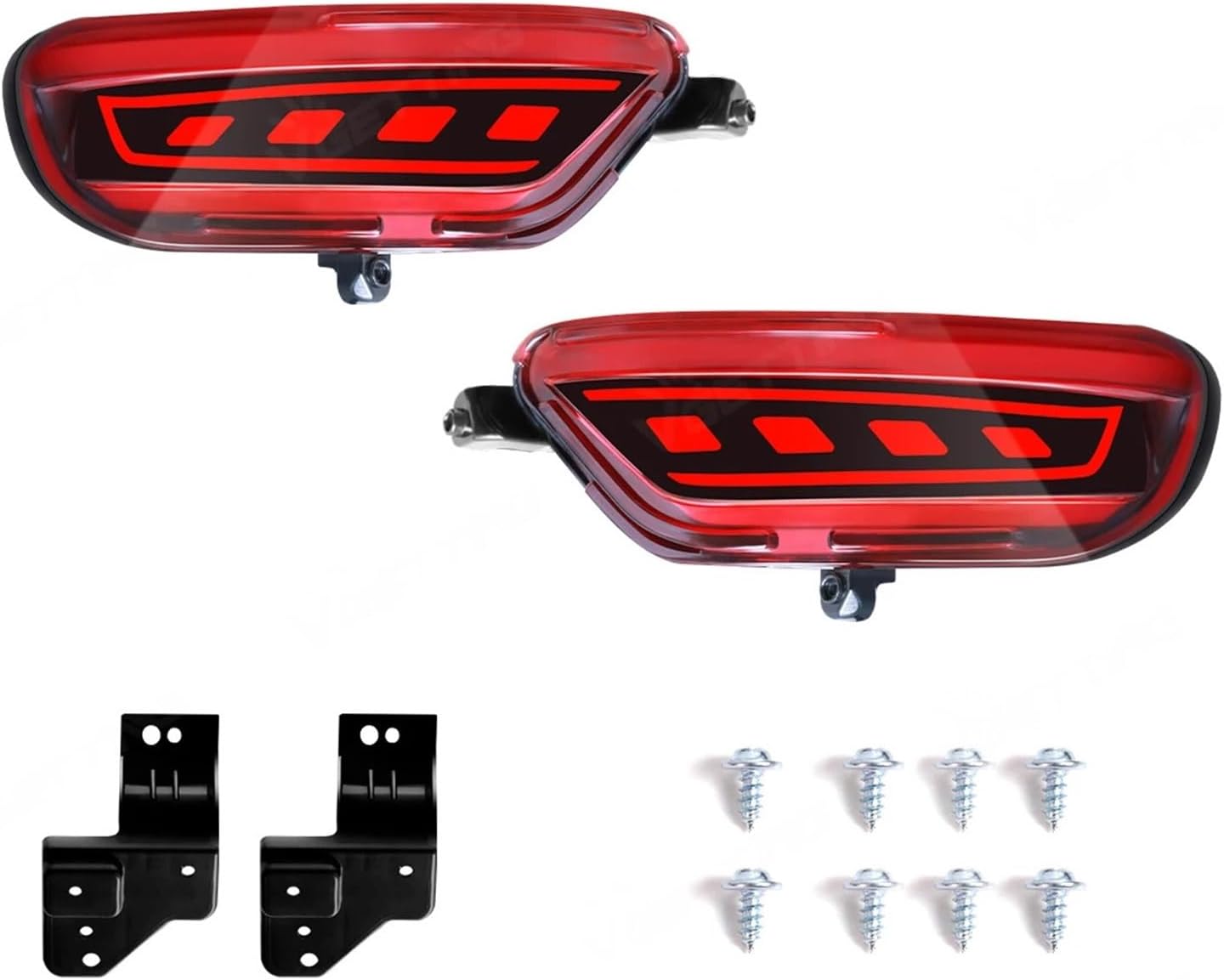 3-Functions Car Rear Bumper Lights | Compatible With Mazda CX-5 CX5 2017 2018 2019 2020 2021 Brake Dynamic Turn Signal Lamp Driving Lamp 12V