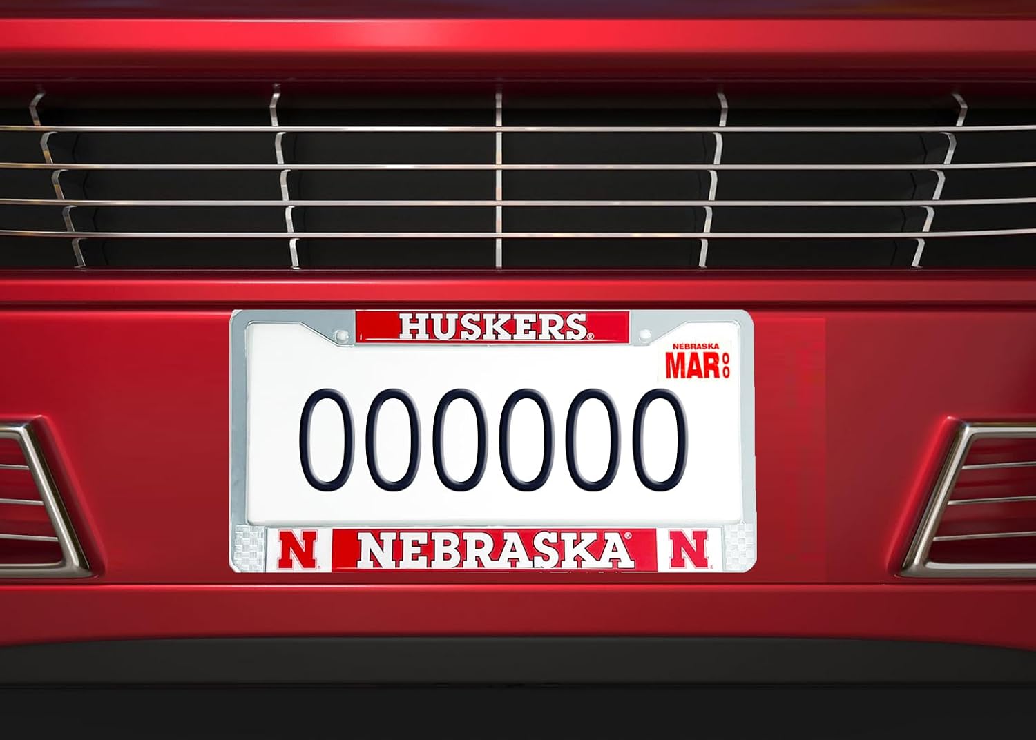 Nebraska License Plate Frame - Nebraska Car Truck Accessory - Image 2
