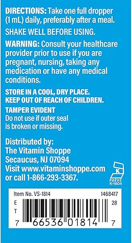 Miniatura 3 de Vitamina líquida B12 con sabor a frambuesa de ácido fólico, apoya la producción de energía, excelente fuente de ácido fólico, una porción diaria (2