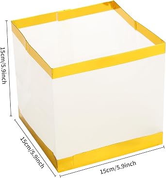 20 Pack Square Chinese Lanterns Wishing, Praying, Floating, River Paper Candle Light