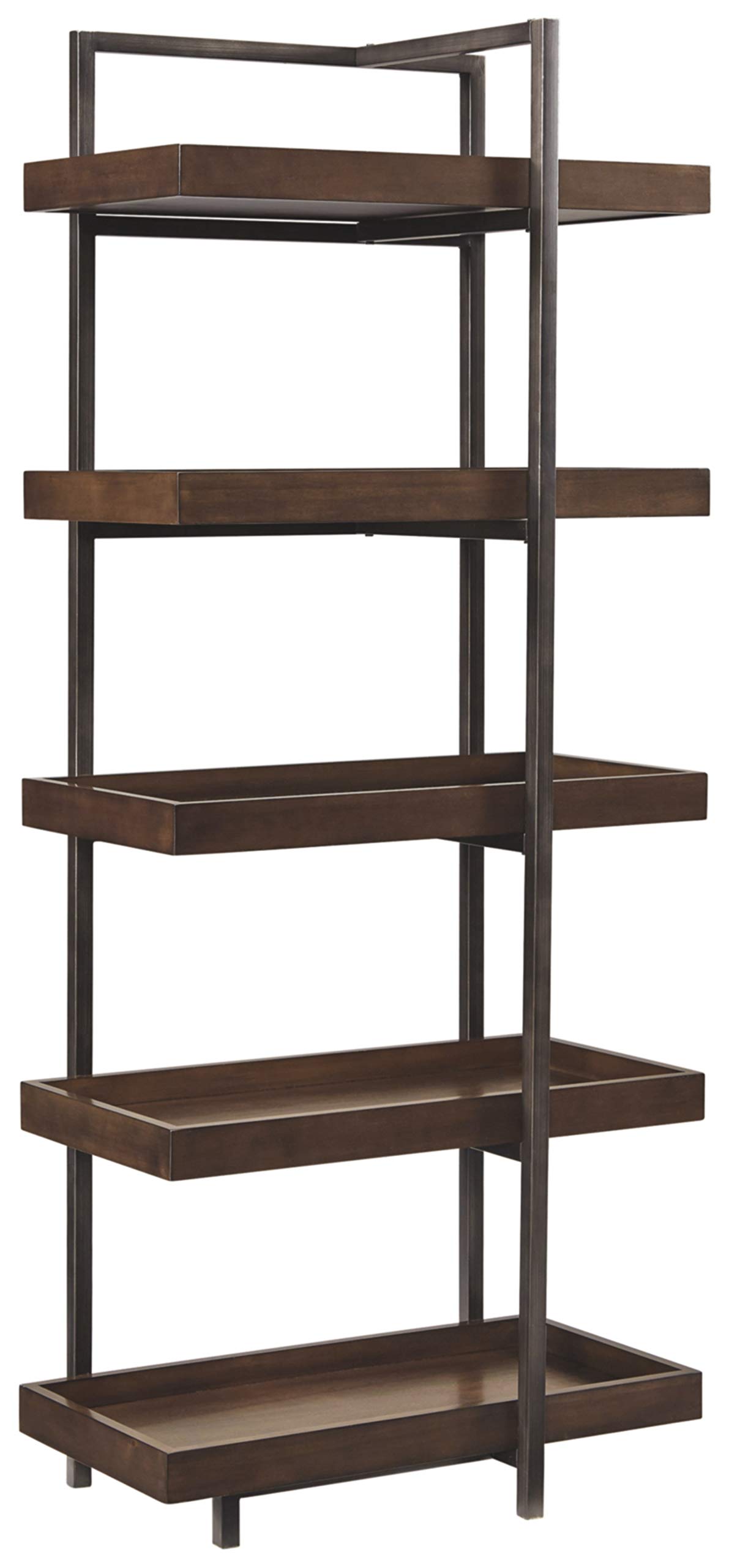 Signature Design by Ashley Starmore Industrial Entertainment Center Pier or Bookcase, Brown