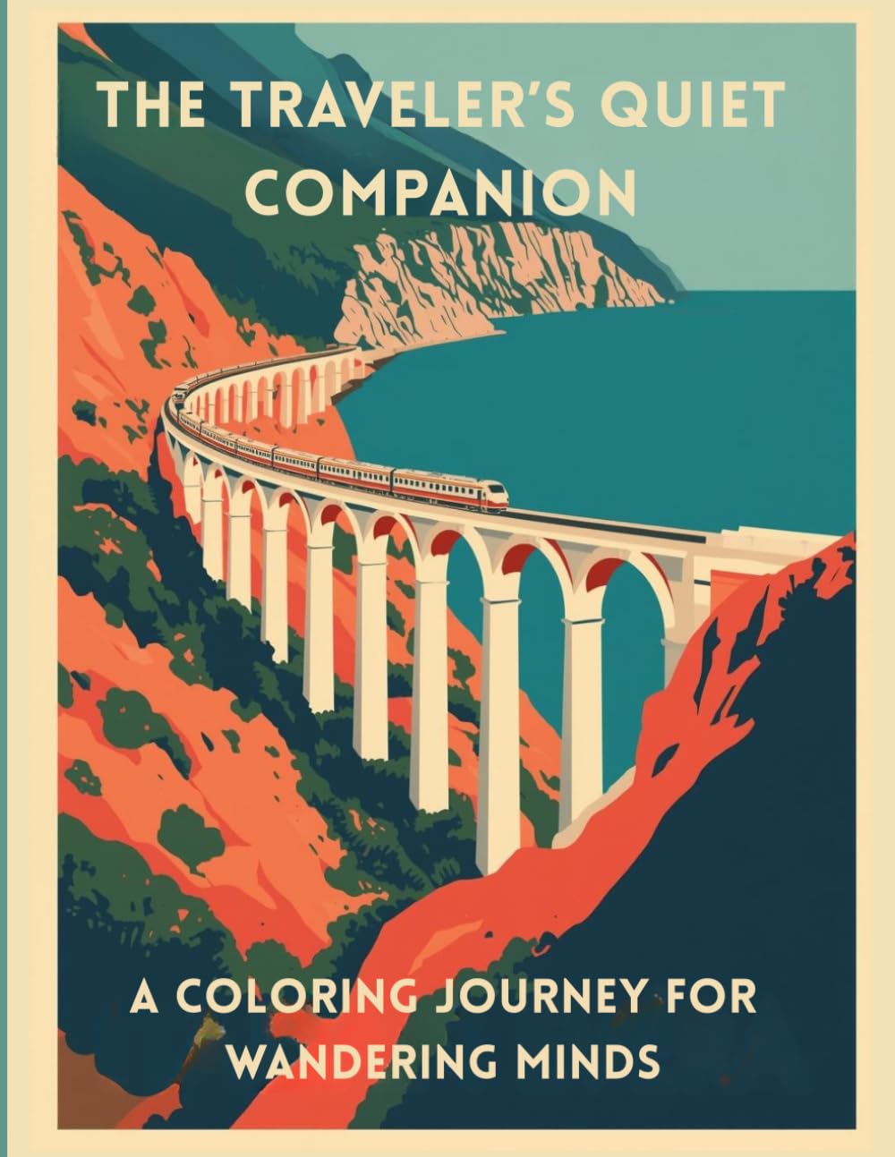 The Traveler’s Quiet Companion:: A Coloring Journey for Wandering Minds (Postcards & Passports)