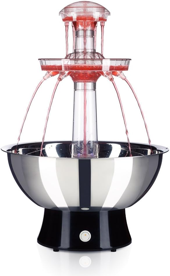 LED Cocktail Fountain 5 l, Party Fountain, Beverage Fountain (stainless steel base)