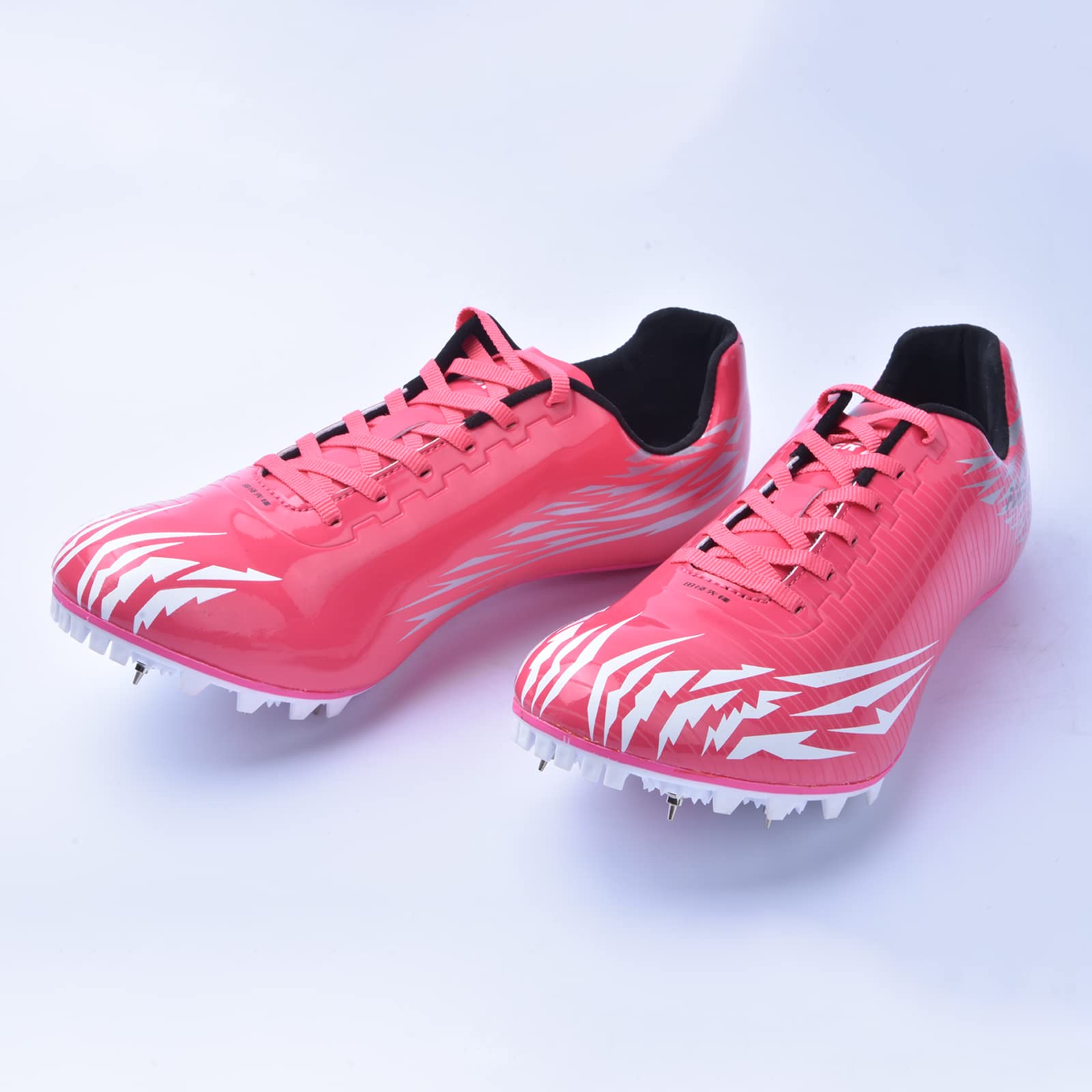 LZQpearl Zapatillas De Atletismo para Hombres Y Mujeres, Zapatillas con Pinchos para Correr Compatibles con 7 Clavos, Zapatillas De Atletismo Unisex para Salto Alto Y Largo Sprint