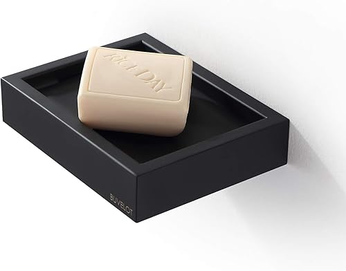 Jabonera para ducha, jabonera autodrenante montado en la pared, soporte de barra de jabón impermeable de acero inoxidable 304 para ducha, baño,