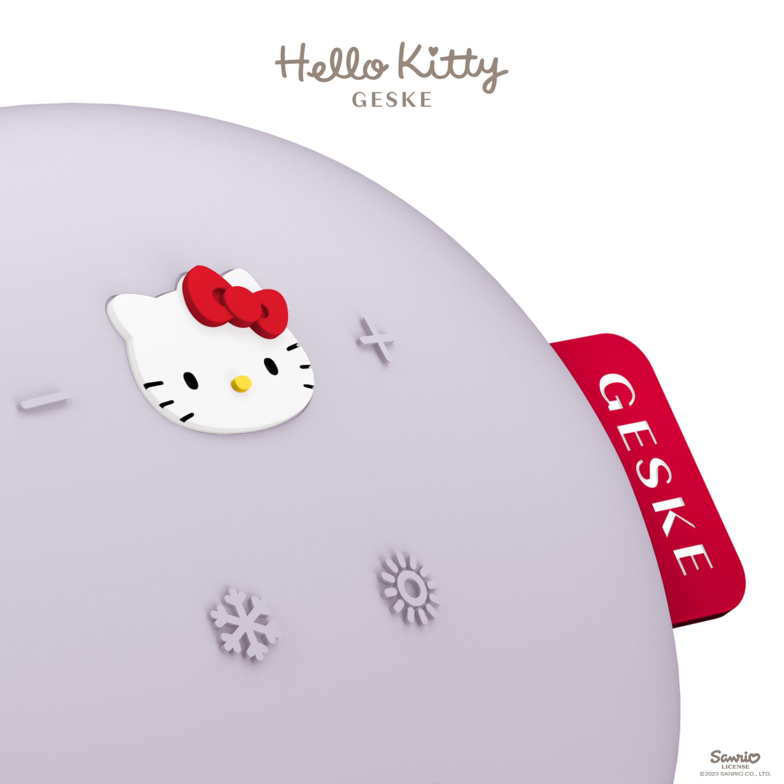GESKE x Hello Kitty | SmartAppGuided™ Sonic Warm & Cool Mask | 8 in 1 + GESKE x Hello Kitty Youth-boosting Mask | Set mit passender Kosmetik-Zugabe | Beauty-Bundle