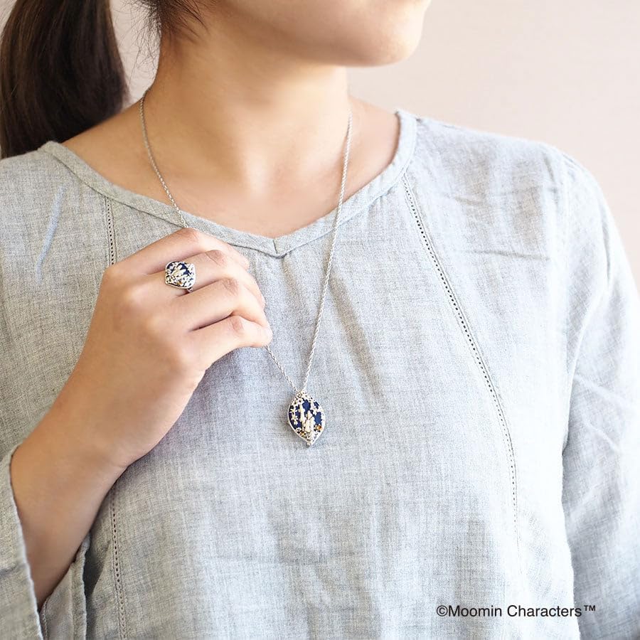 [ロクザン] 碌山 ニョロニョロ＆隠れリトルミイ リング 公式 ムーミン&times;碌山アンティークスタイルジュエリー 406R0007-CT