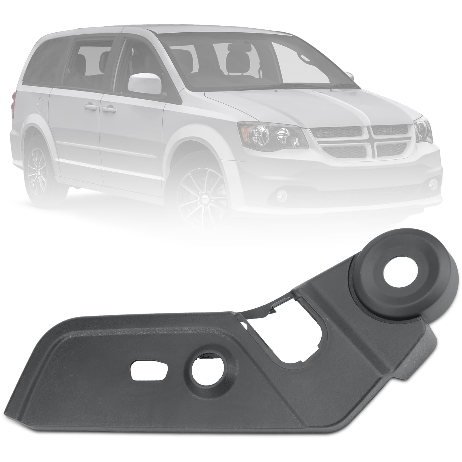 LINKCRODriver Seat Trim Panel, Driver Seat Track Cover Compatible for 2011-2020 Dodge Journey 1UL32DX9AB