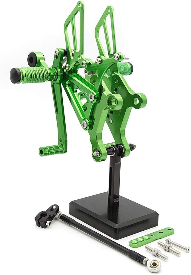 FXCNC CNC Billet Motorcycle Rearsets Foot Pegs Rear Set Footrests Fully Adjustable