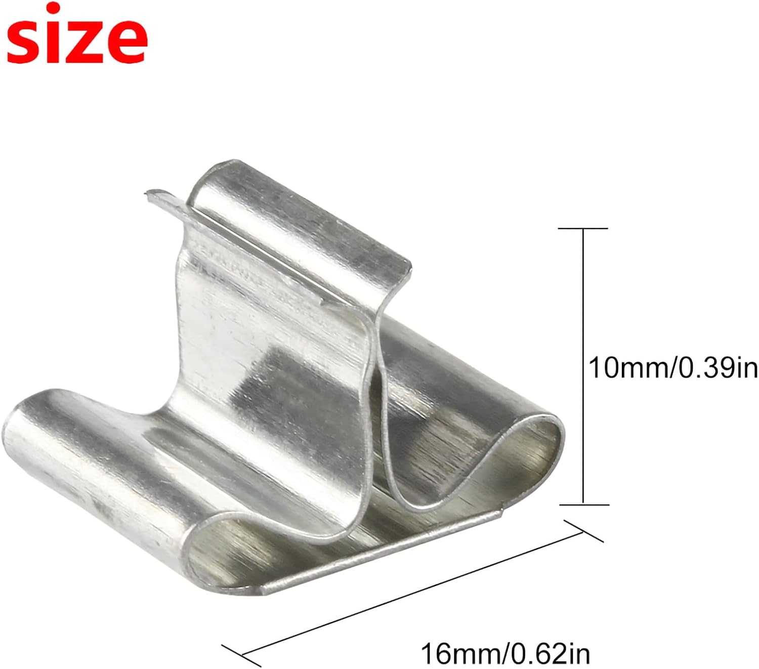 Larcele Wood Candle Wicks Base Clips for Candle Making DIY, 200 Pcs