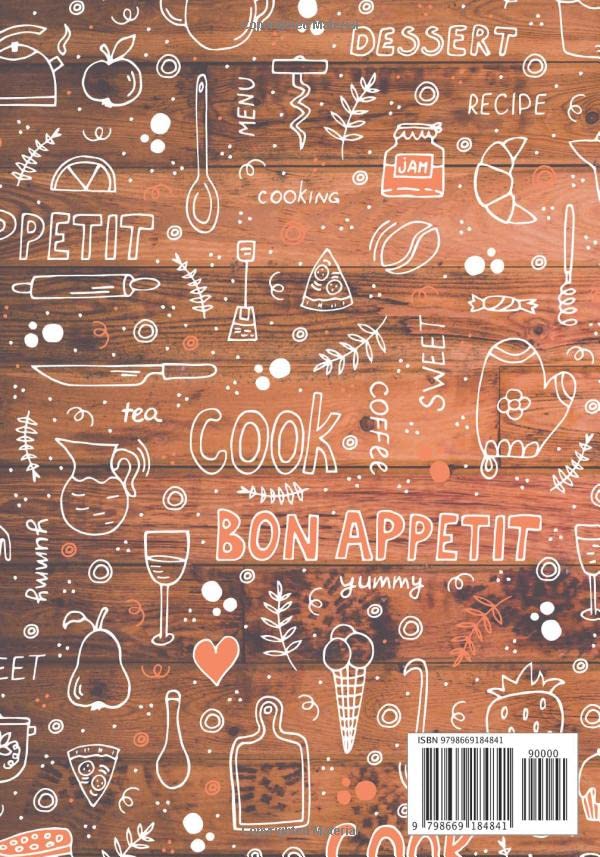 RECIPES COOKBOOK: My Favorite Recipes | Blank recipes books to Write In | Collect the Recipes You Love in Your Own Custom Cookbook with Blank Recipe ... Style With Wooden Panels Photo Background) image 2