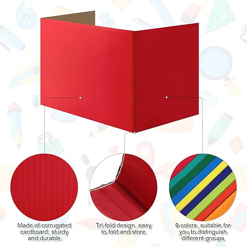 Miniatura 3 de 36 carpetas de privacidad para escritorios de estudiantes, separadores de escritorio para estudiantes, escritorio de aula, panel de privacidad,