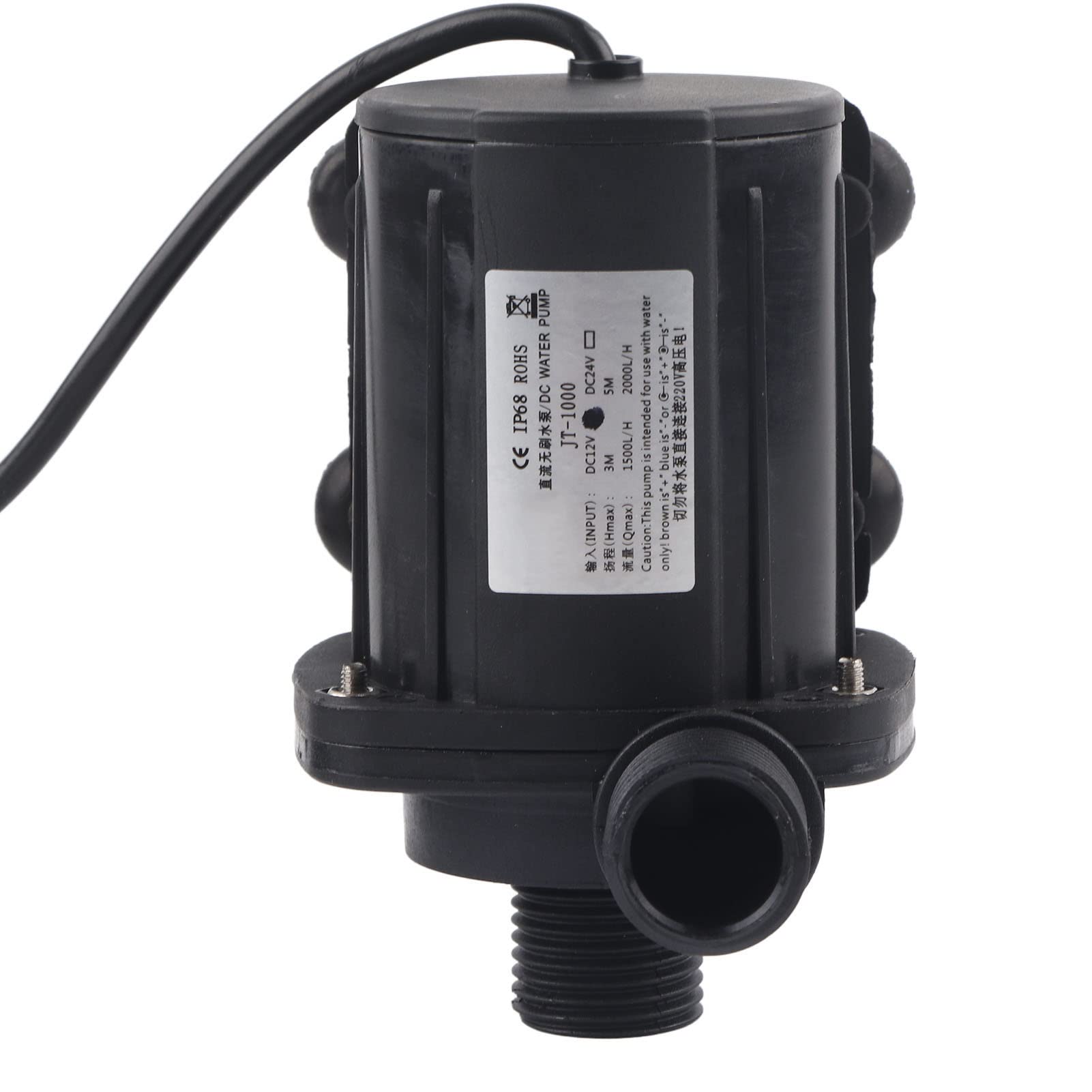 Pompa Wspomagająca Bezszczotkowa DC 12V do Akwarium | Hydraulic Design, Quiet, Energy-Saving, Hydroponics Irrigation Compatible