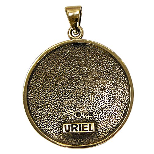 Bronze Sigil of Archangel Uriel Talisman Necklace