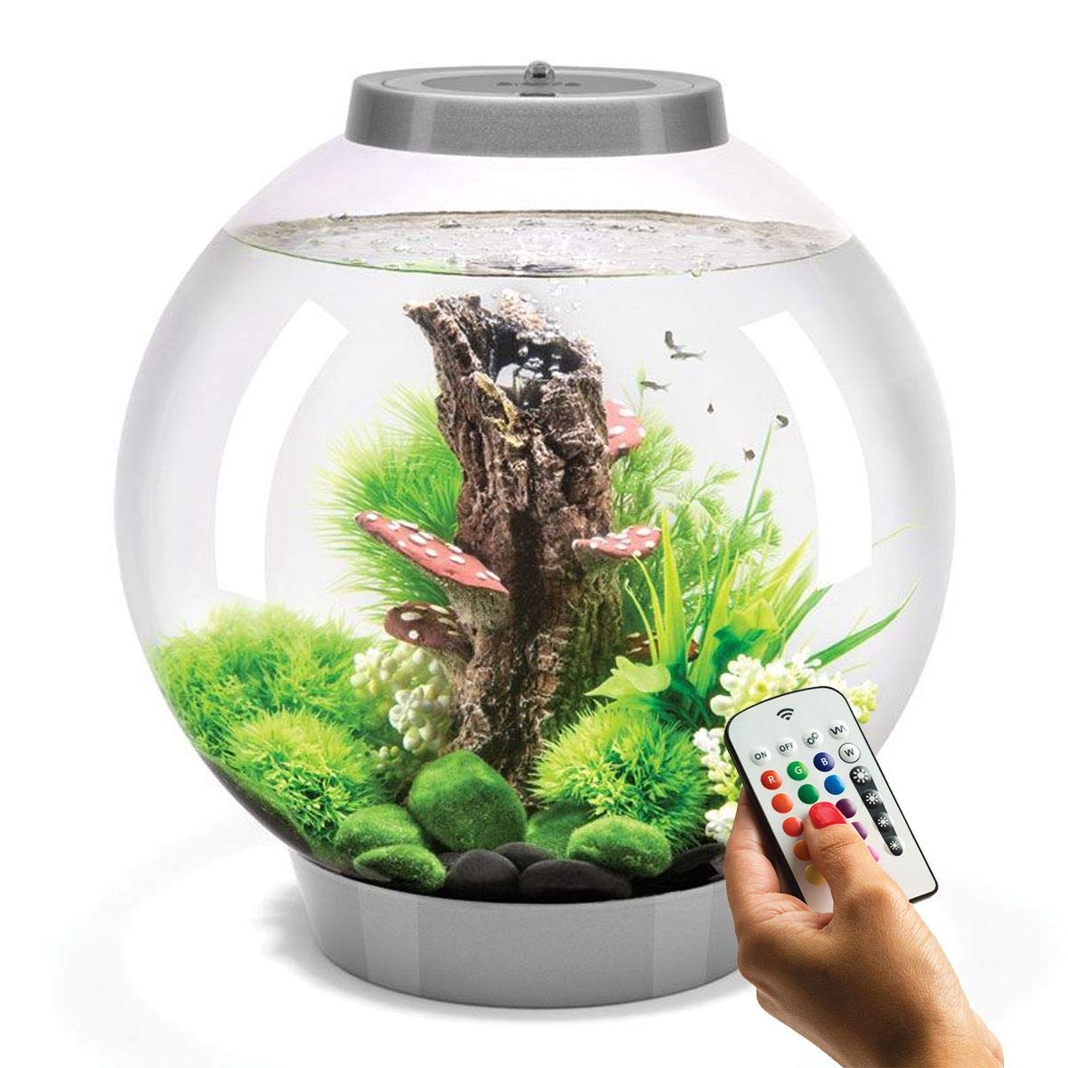 Buy BiOrb Classic 30L Aquarium in Silver with MCR LED Lighting Online
