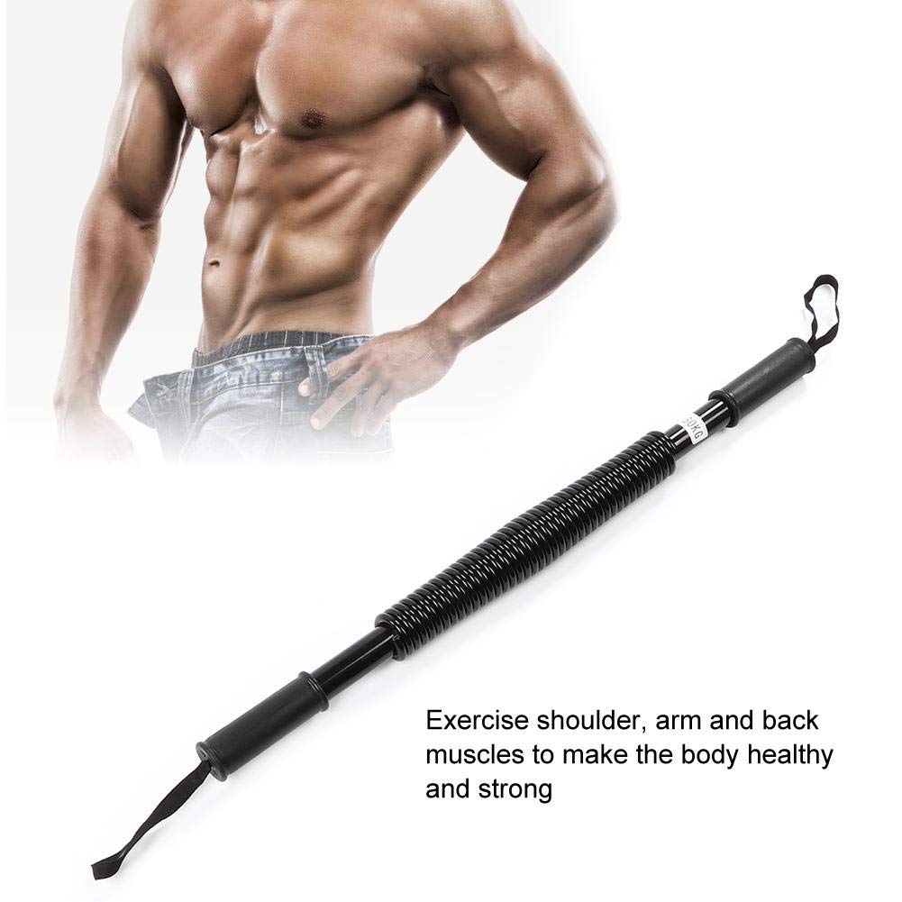 Entraîneur de Bras Power Twister Spring Arm Strength Muscle Trainer Poitrine Expander Avant-Bras Power Exerciser Fitness Equipment Upper Body Training 80KG