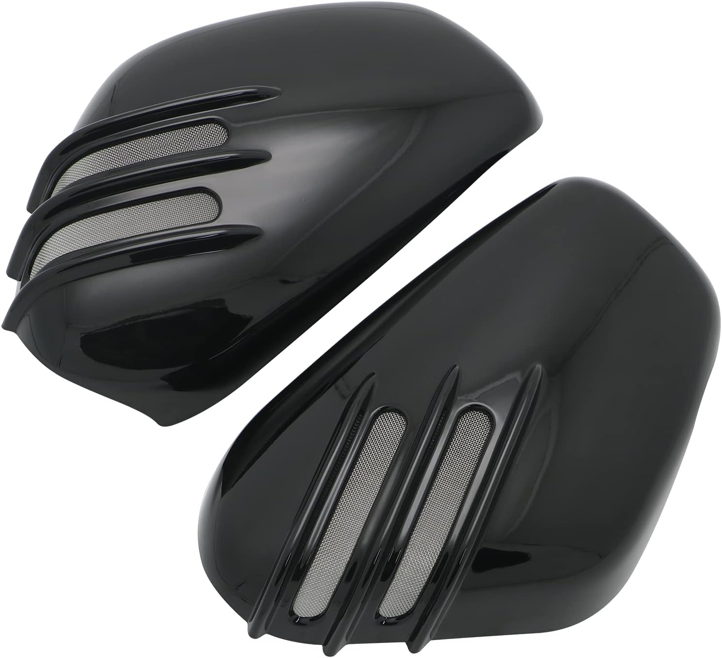 Motorcycle Left & Right Battery Side Fairing Covers Frame Cap for Triumph Bonneville Bobber 2017-2023 Bonneville Bobber Black 2018-2023 Bonneville Speedmaster 2018-2023 (Glossy Black)…