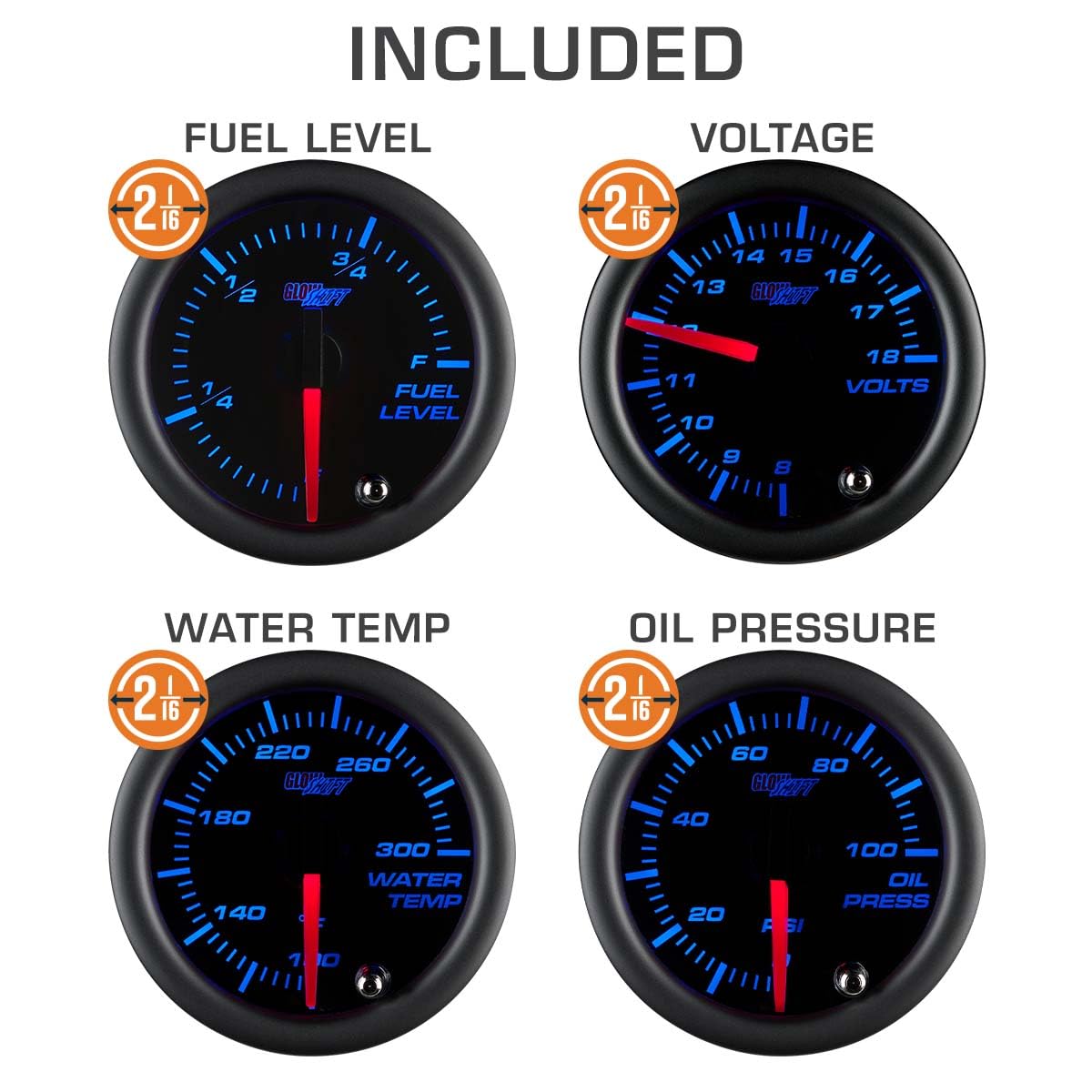 Amazon.co.jp: GlowShift 6ゲージクラスターパッケージ シボレーC10