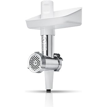 Bosch MUZS2FWW Meat Mincer Accessories Suitable for Food Processor Series 2 Meat Grinder Plug Stainless Steel Hole Disc 4.5 mm Also for Fish and Vegetables Easy to Clean