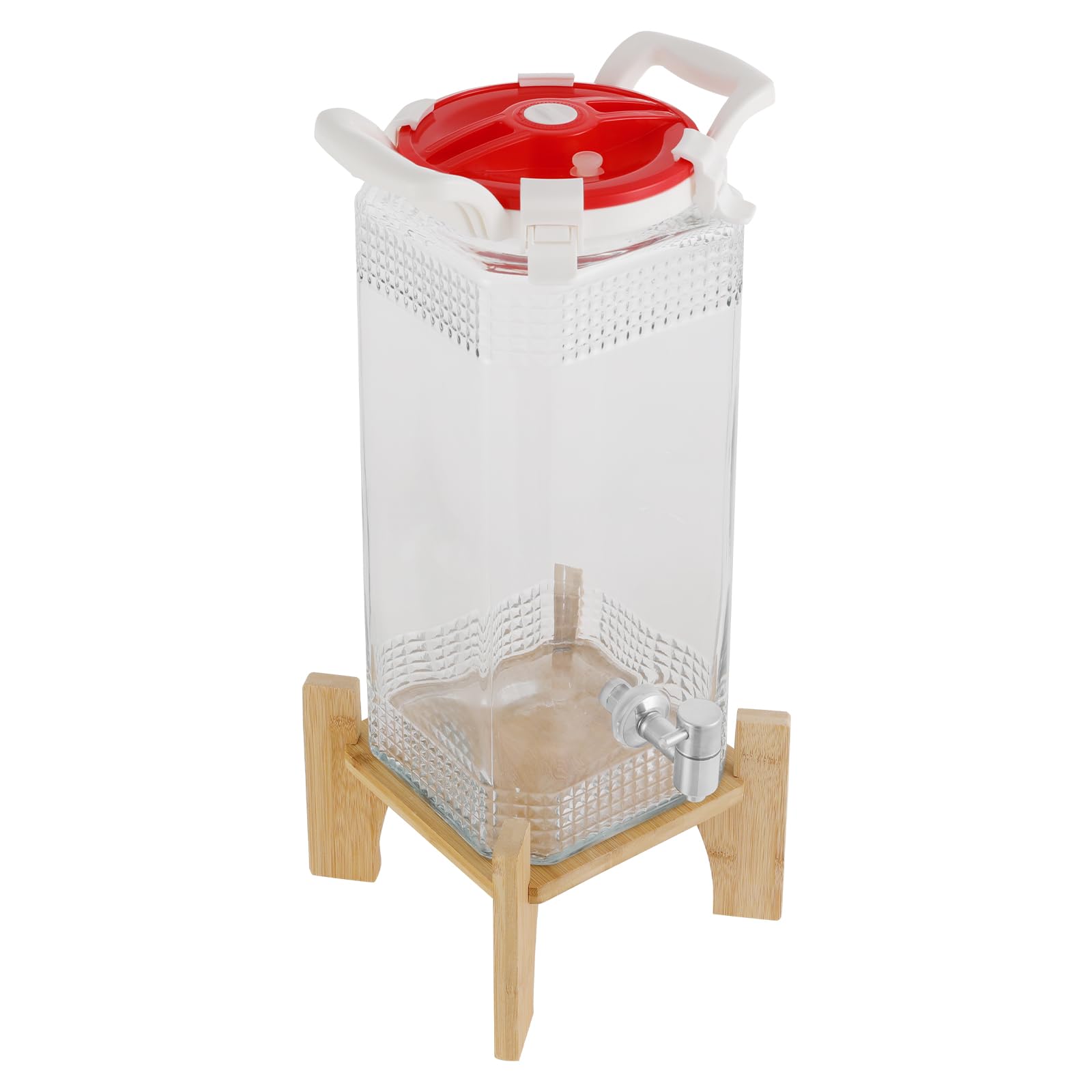 Dispenser per bevande, dispenser per succhi con supporto e rubinetto per buffet, hotel, ristoranti, capacità: 10 kg