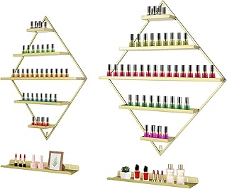 Juego de 5 estantes de exhibición de esmalte ...