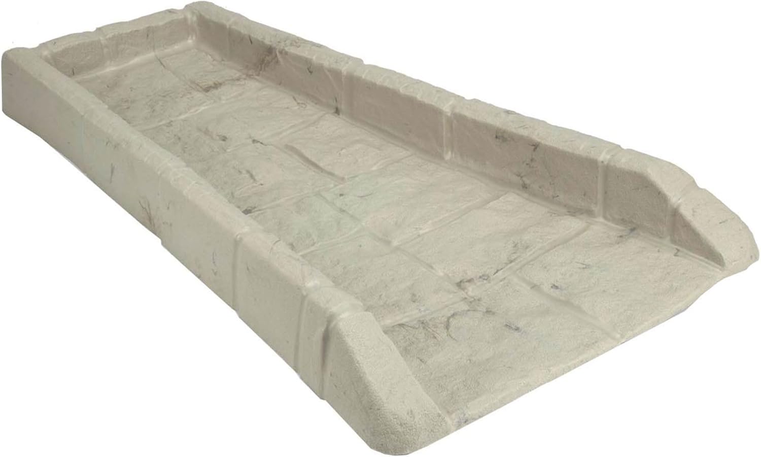 Suncast SB24 Decorative Rain Gutter Downspout Garden Splash Block Taupe (3 Pack)
