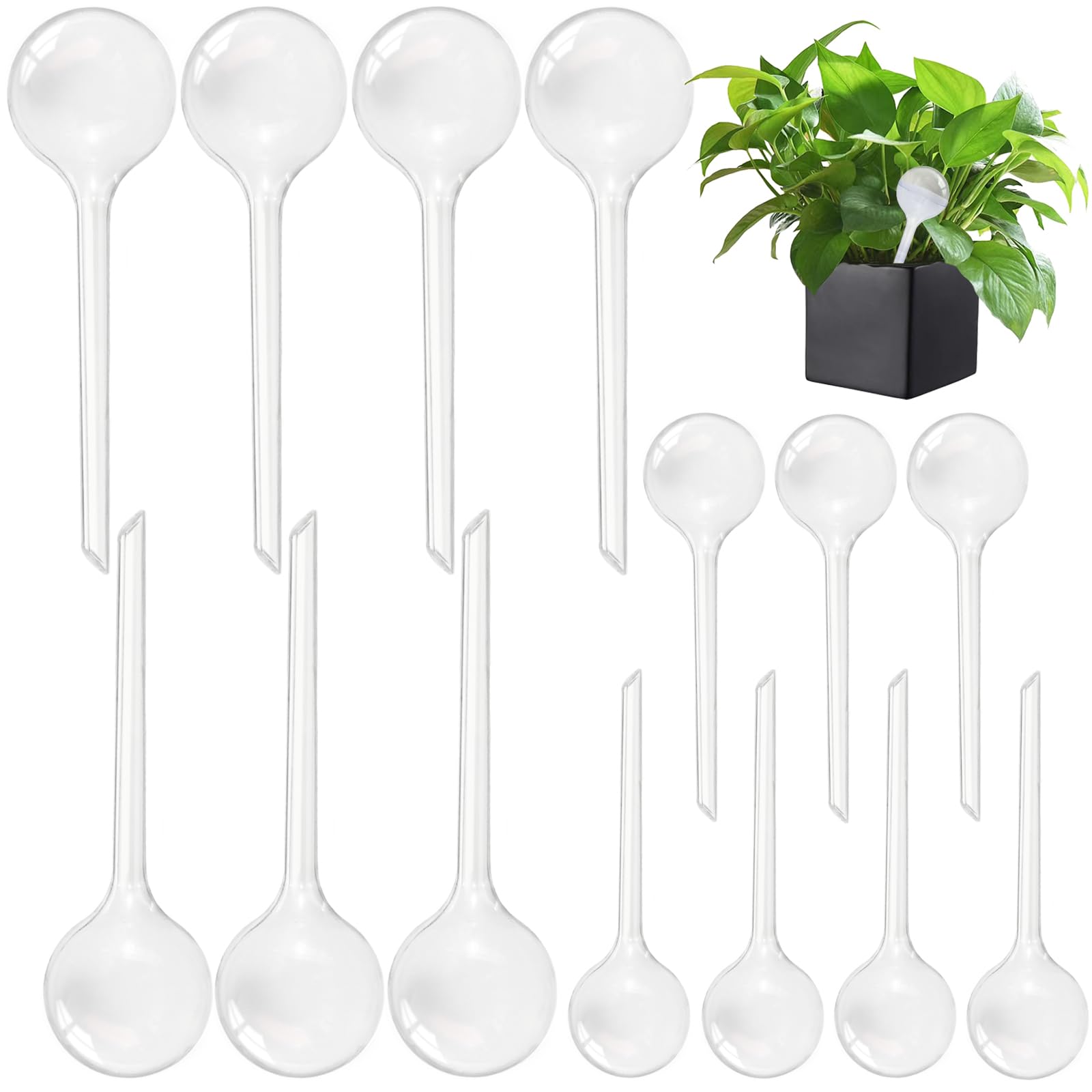 Photo 1 of Pynqdfu 14 PCS Clear Plant Watering Globes