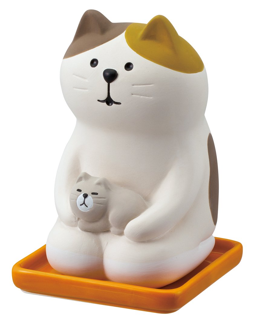 Amazon.co.jp : しっとり壷 子守り三毛猫 ZCB-74731 : ホーム