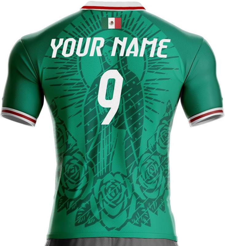 Mexico Retro MX-241 Football Jersey Gift Flag